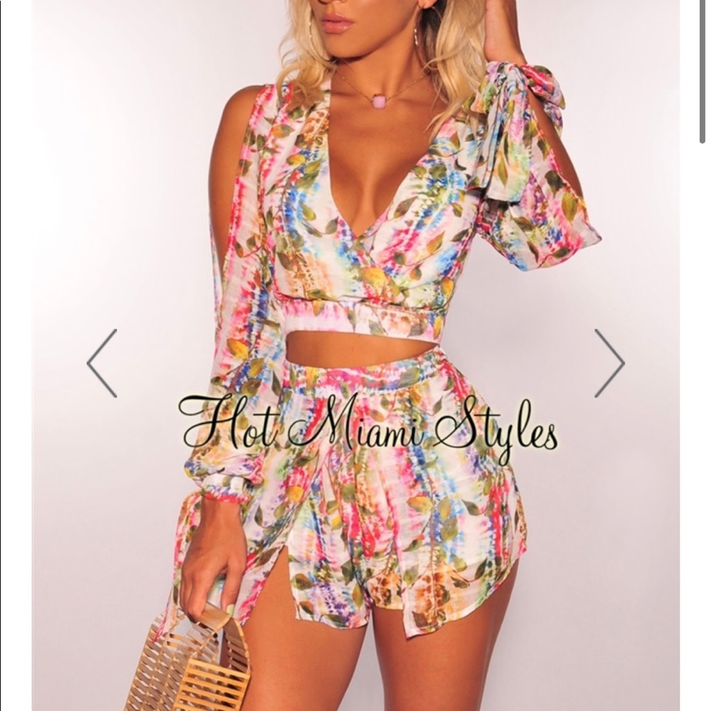 Hot Miami Styles shorts set